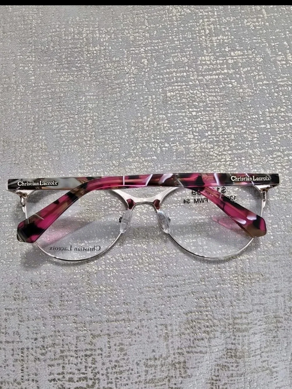 New Christian Lacroix CL3058 Eyeglasses Cateye Floral Tulipe Frame 54-17-135